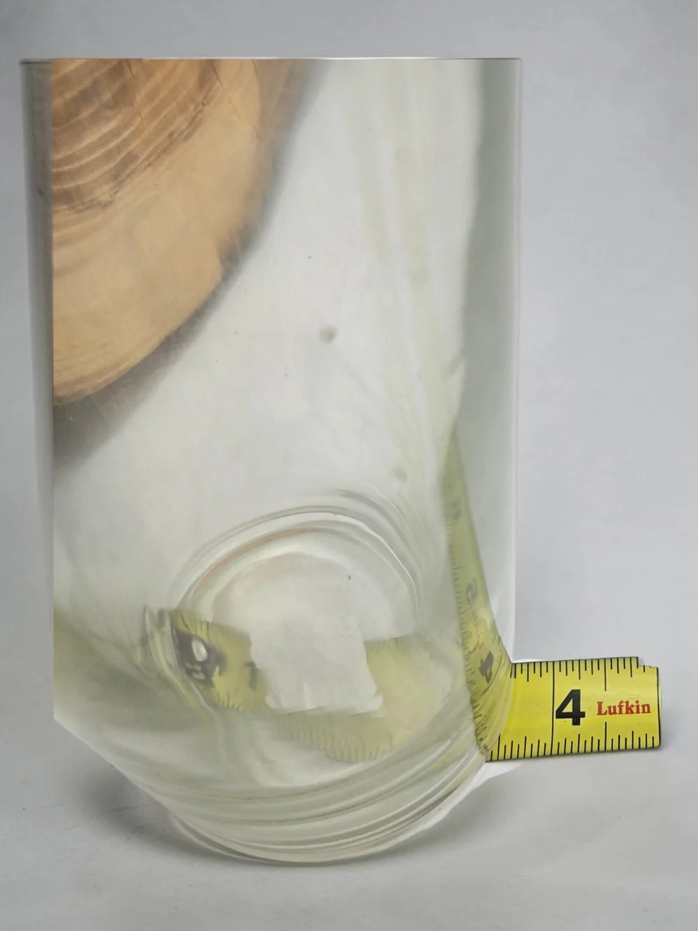 NWT Pottery Barn Large Recycled Glass Bottle Vase 14.5